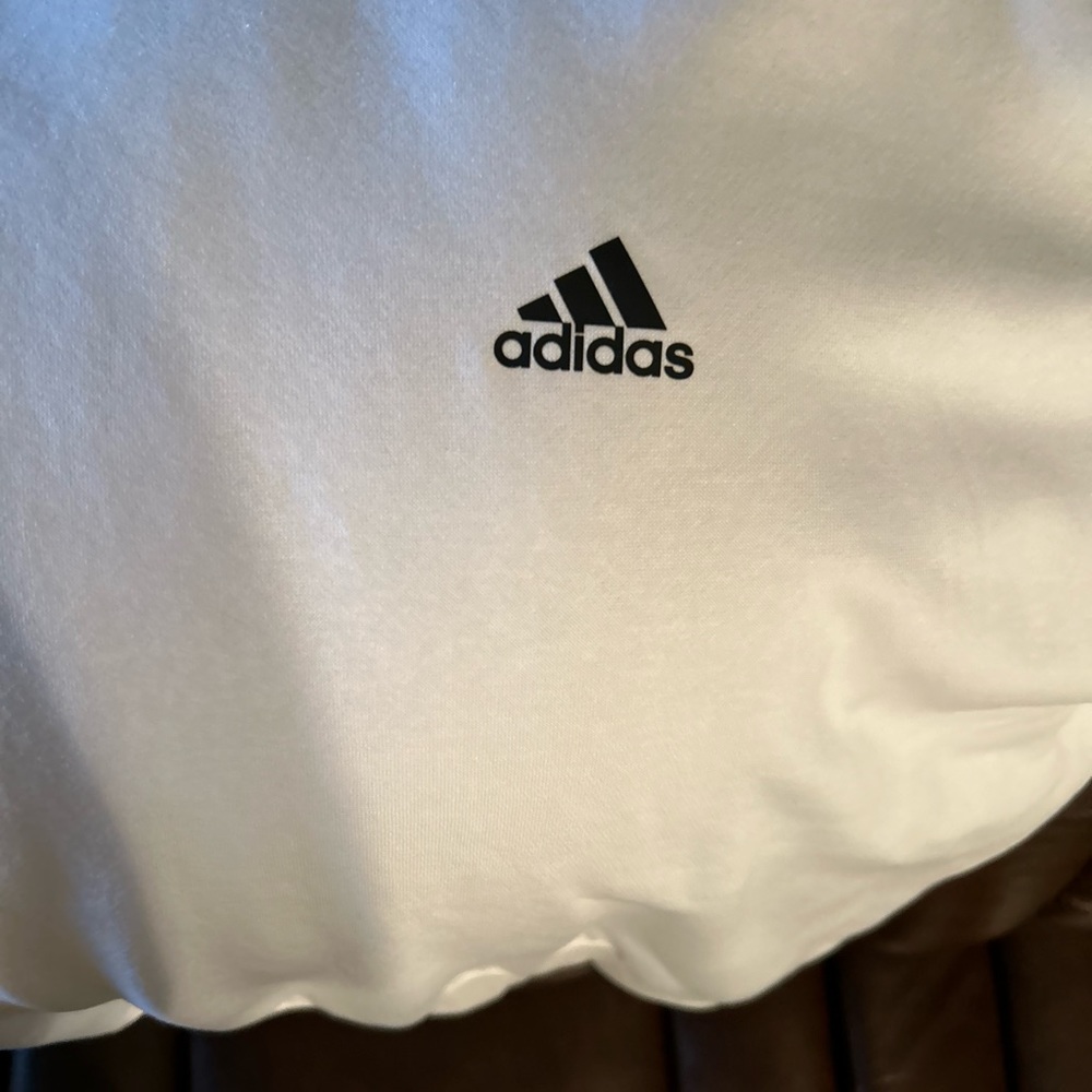 Adidas crop sweat shirt cream/white